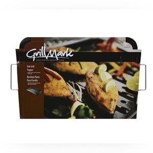 GRILL MARK Grill Topper, Flat Porcelain Coated 11 x 16